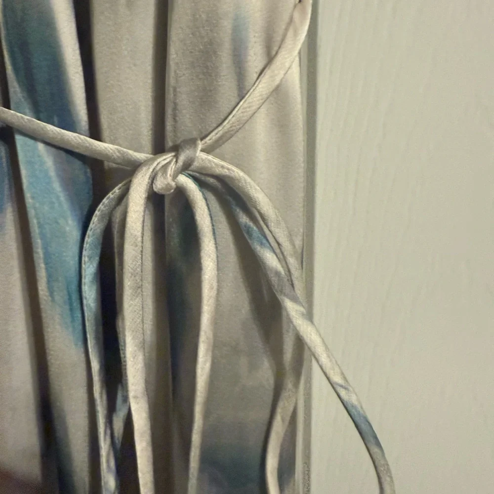 H&M Blue and Gray halter dress